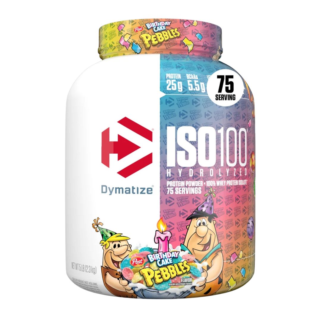 Dymatize Iso 100 5 lb Birthday Cake Pebbles