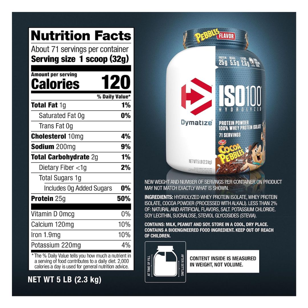 Dymatize Iso 100 5 lb Cocoa Pebbles