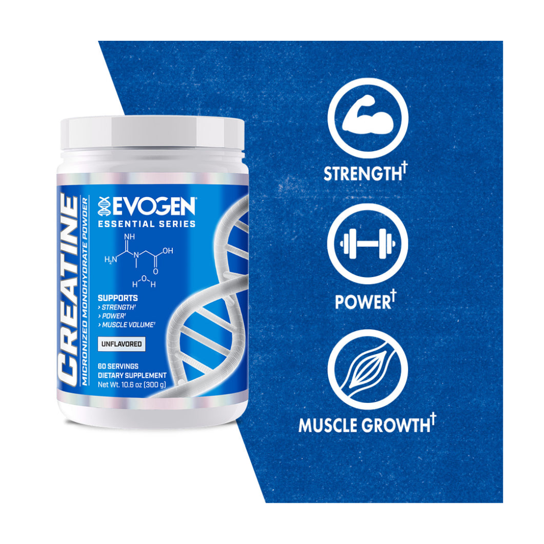 EVOGEN Creatine Monohydrate (Micronized) Unflavored 60 Servings