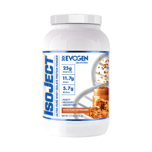 Evogen Nutrition IsoJect Salted Peanut Butter Candy | 1.71 LB | Protein Nation