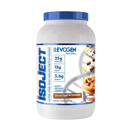 EVOGEN Isoject Chocolate Peanut Butter Banana 25 Servings 1.76lb