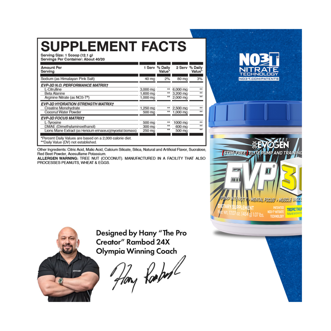 Evogen Nutrition EVP 3D