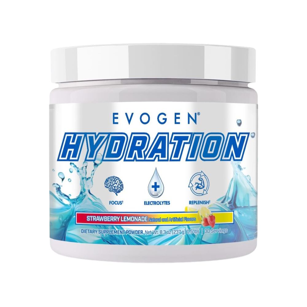 Evogen Nutrition Hydration, Strawberry Lemonade | 30 Servings | Protein Nation