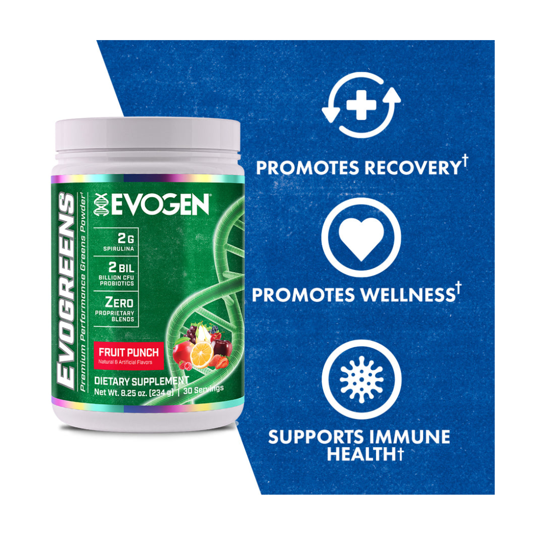 Evogen Nutrition Evogreens-Fruit Punch-30 Servings