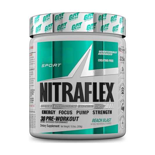 GAT Nitraflex Pre-Workout Supplement 30 Serving - Energy & Focus Formula