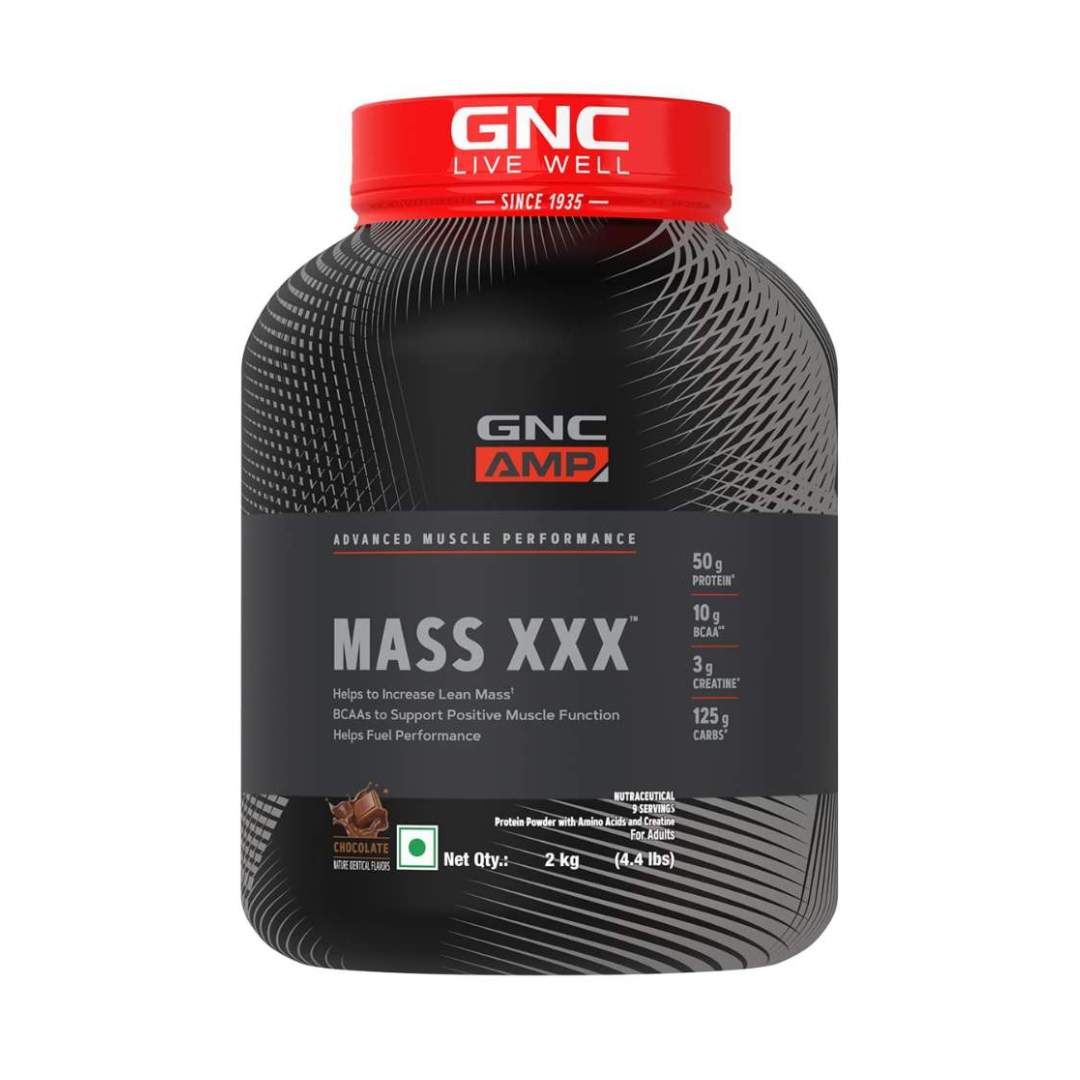 GNC AMP Amplified Mass XXX 4.4 lb Chocolate