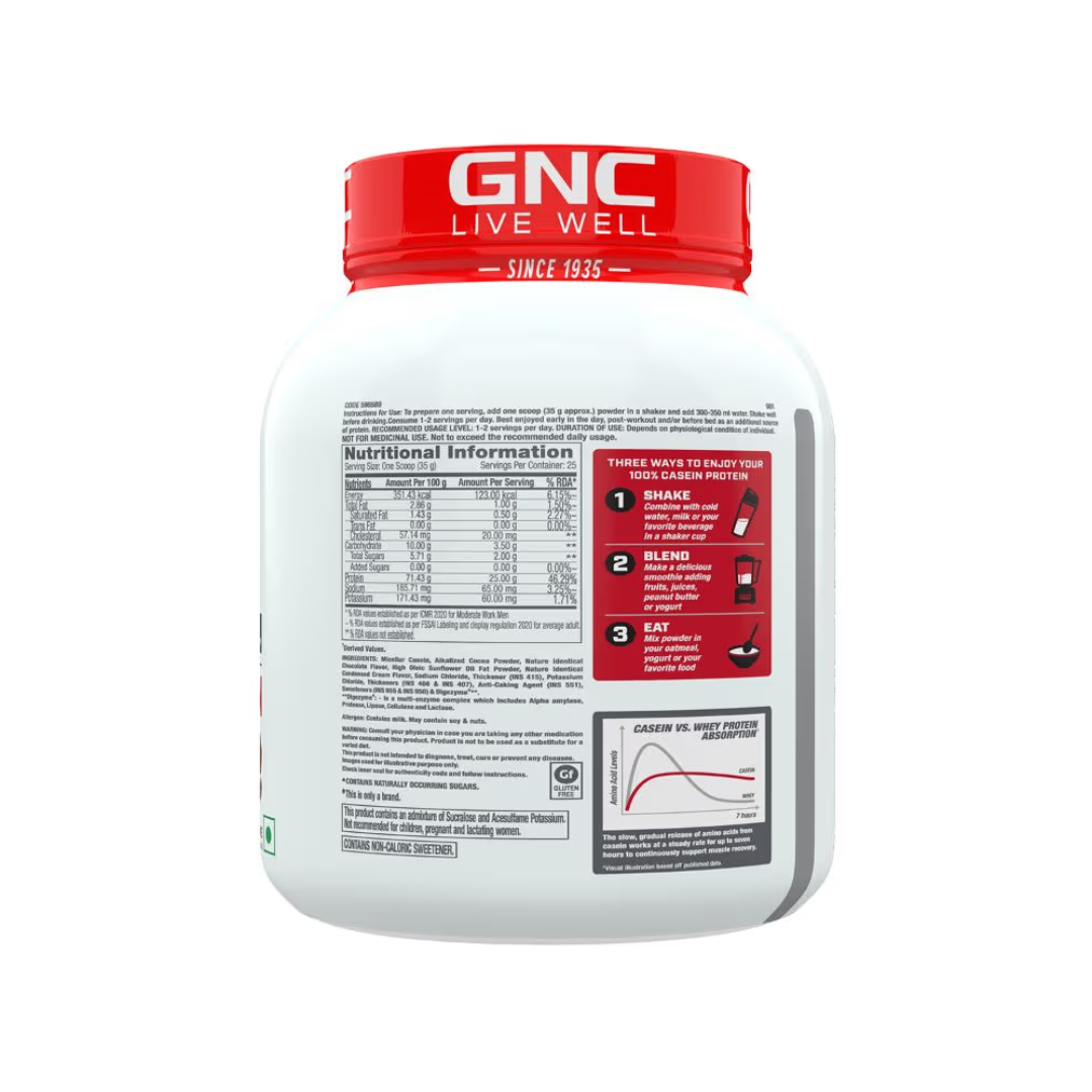 GNC CASEIN-2 LB-Chocolate Supreme