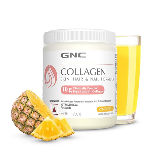 GNC COLLAGEN - 200GM -PINE APPLE FLAVOUR