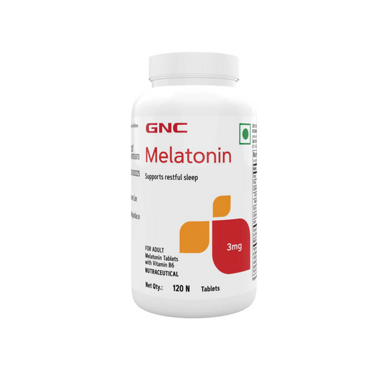 GNC Melatonin 3 mg 120 Tabs Unflavoured