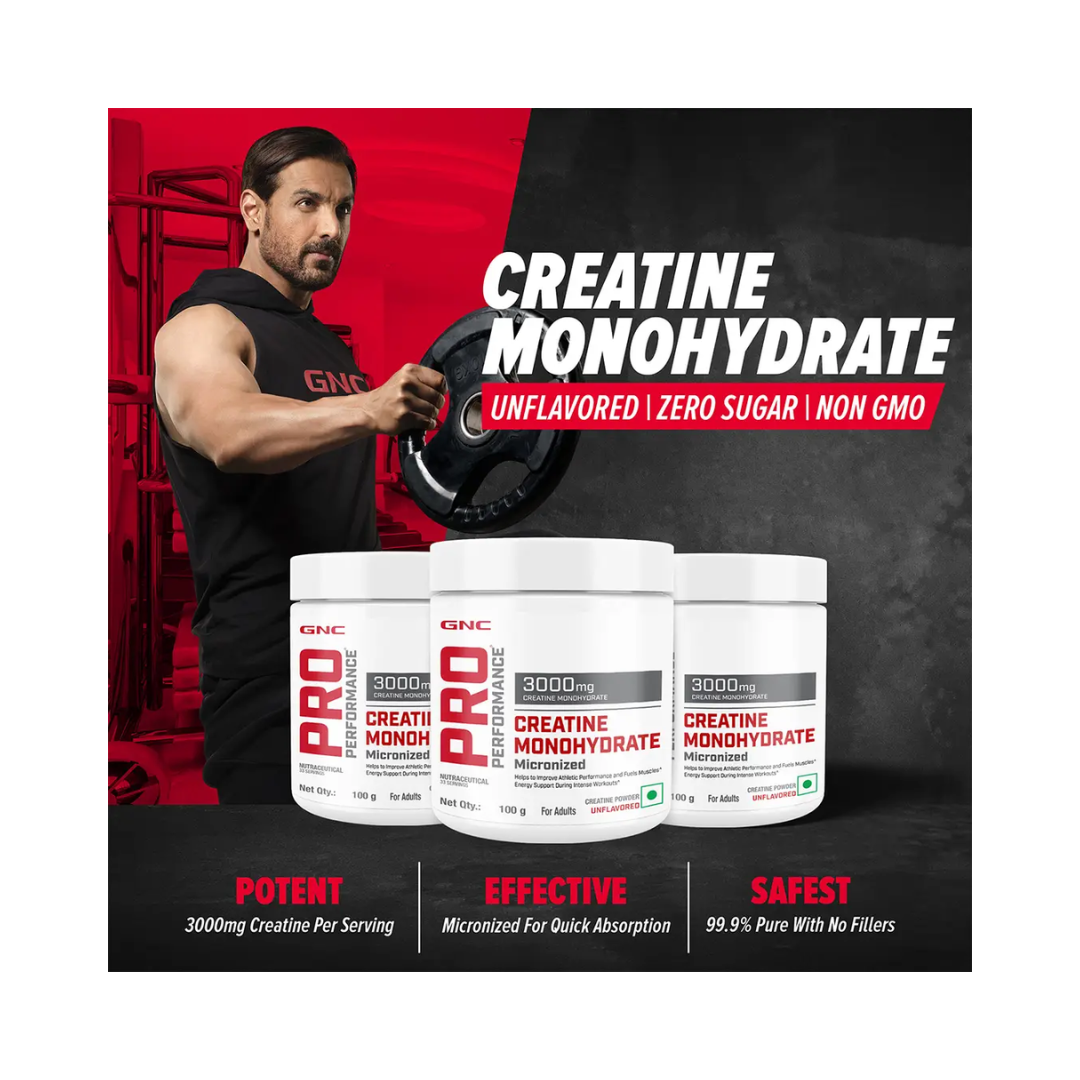 GNC Pro Performance Creatine Monohydrate Unflavoured