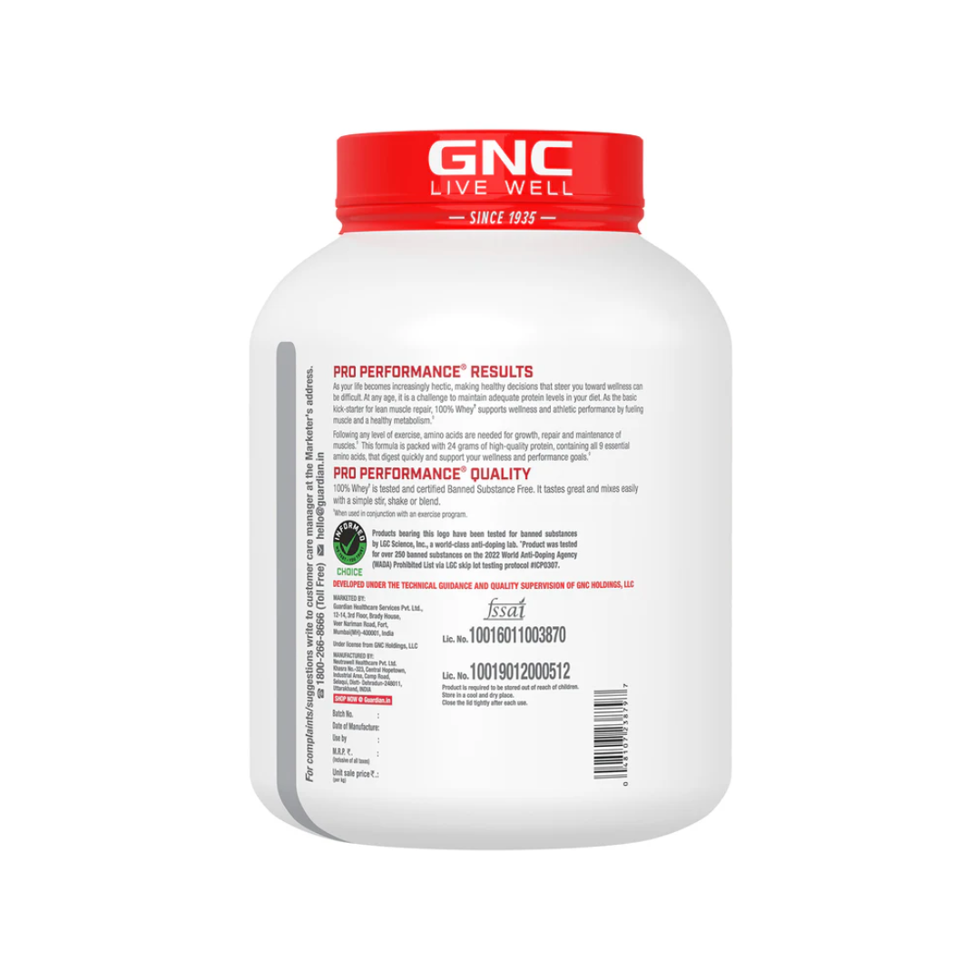 GNC Pro Performance Whey Protein 4 lb Chocolate Fudge