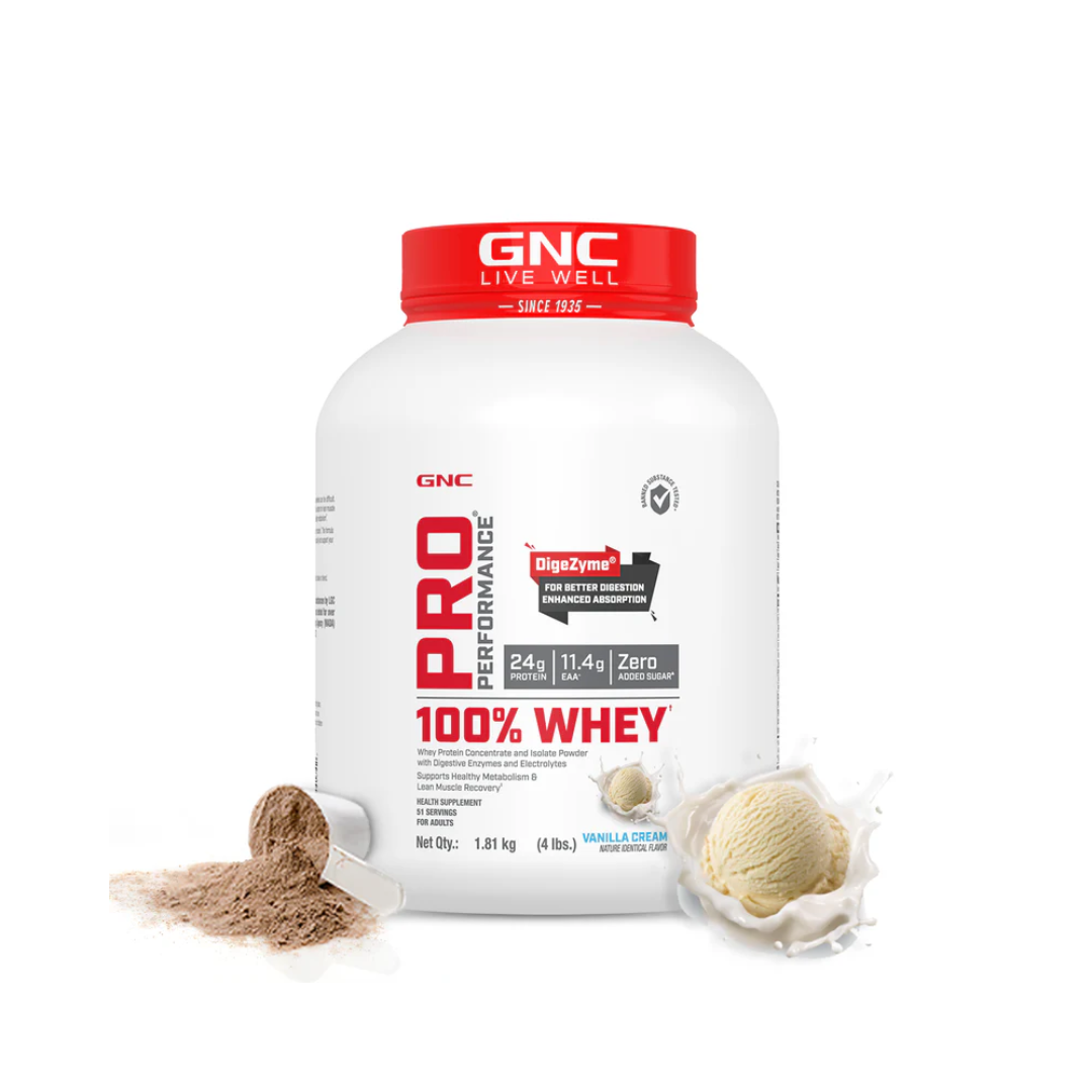 GNC Pro Performance Whey Protein 4 lb Chocolate Fudge