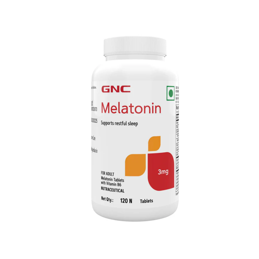 GNC Melatonin 3 mg 120 Tabs Unflavoured