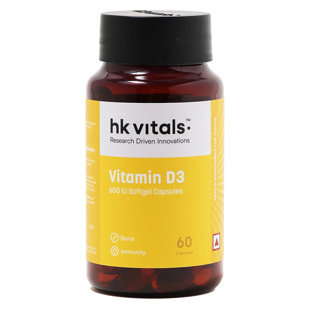 HK Vitals Vitamin D3 -60 capsules