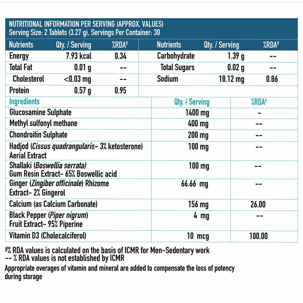 Healthkart HK Vitals Healthy Joints 60 Tablets