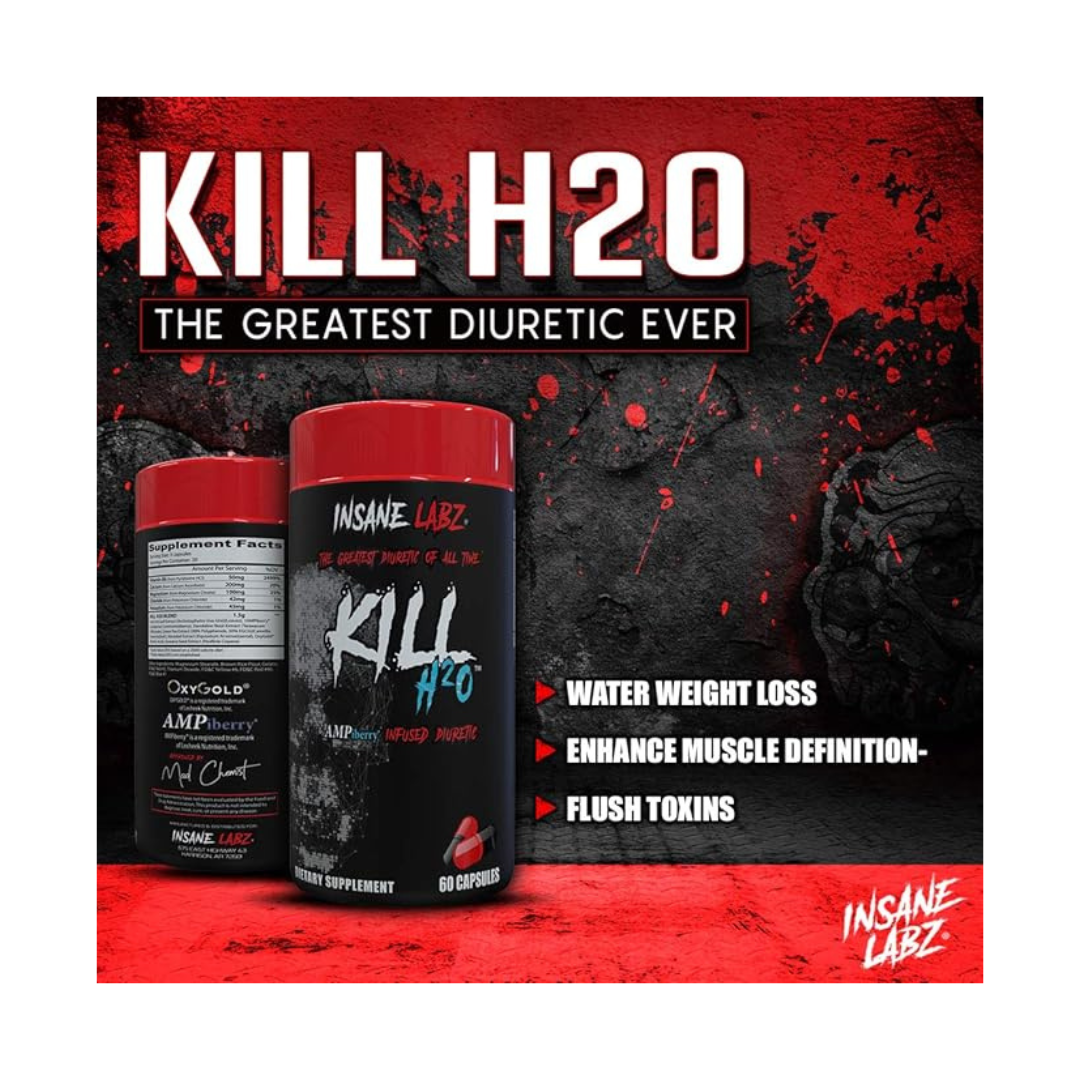 INSANE LABZ KILL H2O-60 CAPSULES