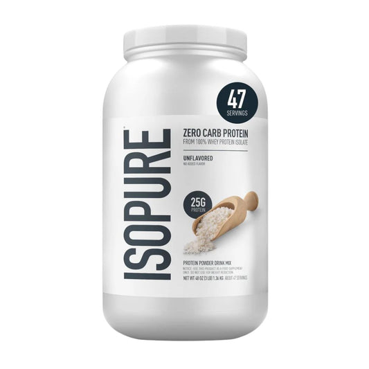 Isopure Zero Carb - Unflavoured - 1.36 KG (U.S)