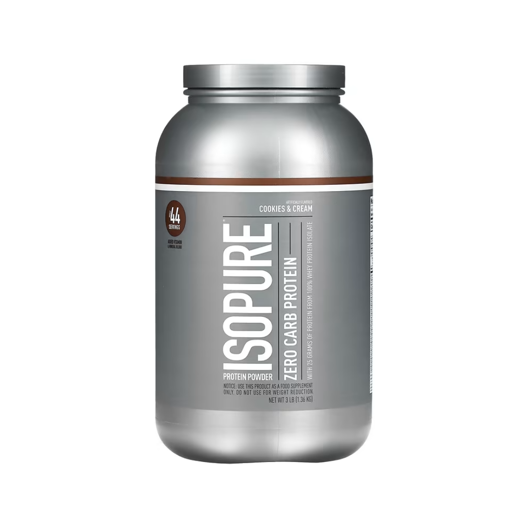 Isopure Zero Carb 3 lb  Cookies & Cream