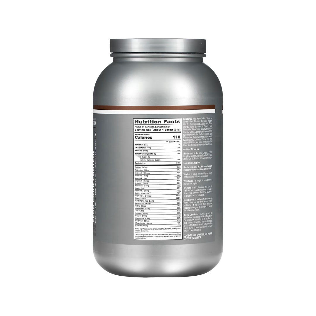 Isopure Zero Carb 3 lb  Cookies & Cream