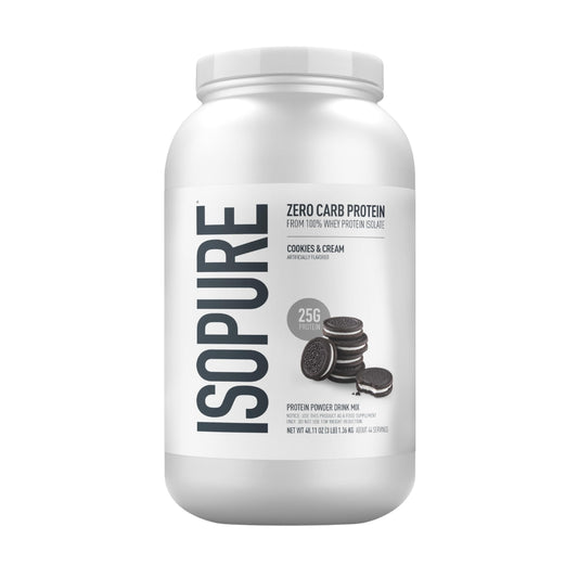 Isopure Zero Carb 3 lb Cookies & Cream