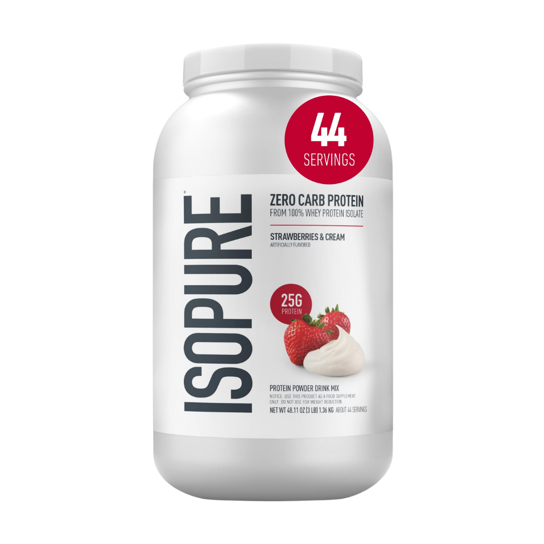 Isopure Zero Carb 3 lb Strawberries & Cream