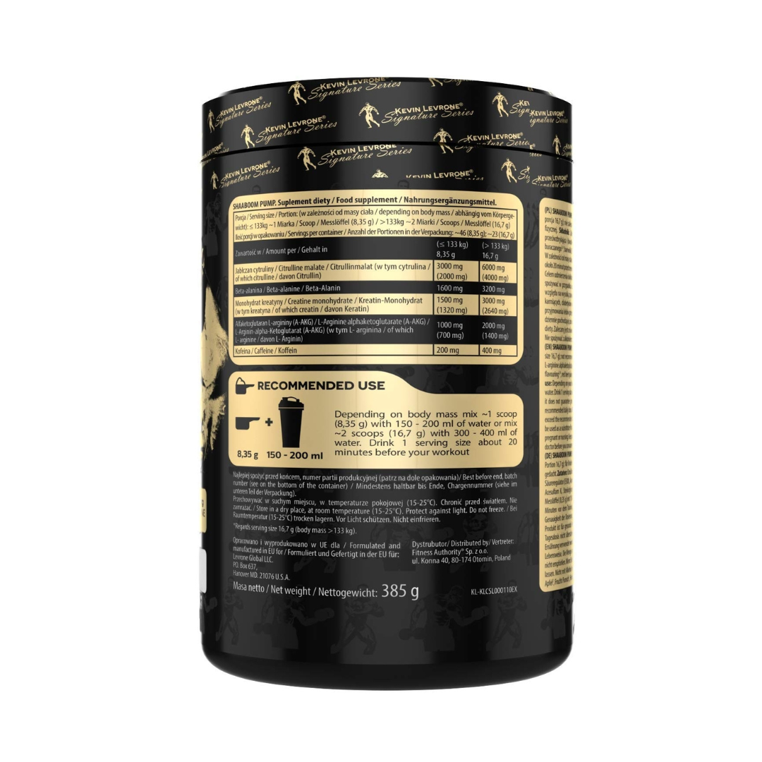 Kevin Levrone Shaaboom Pump 44 Servings