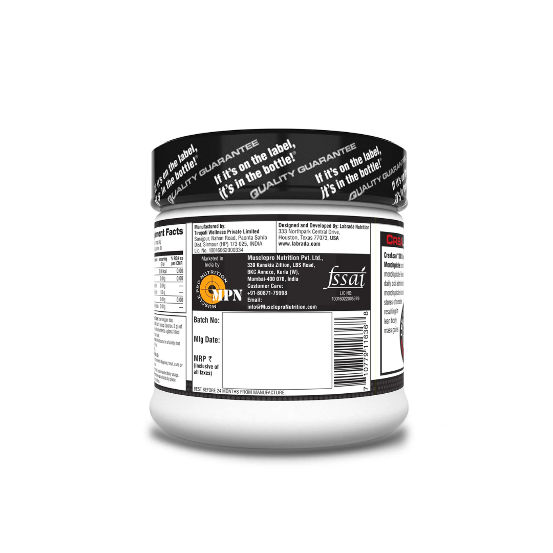 Labrada Crea Lean Strength 83 Serving Unflavoured