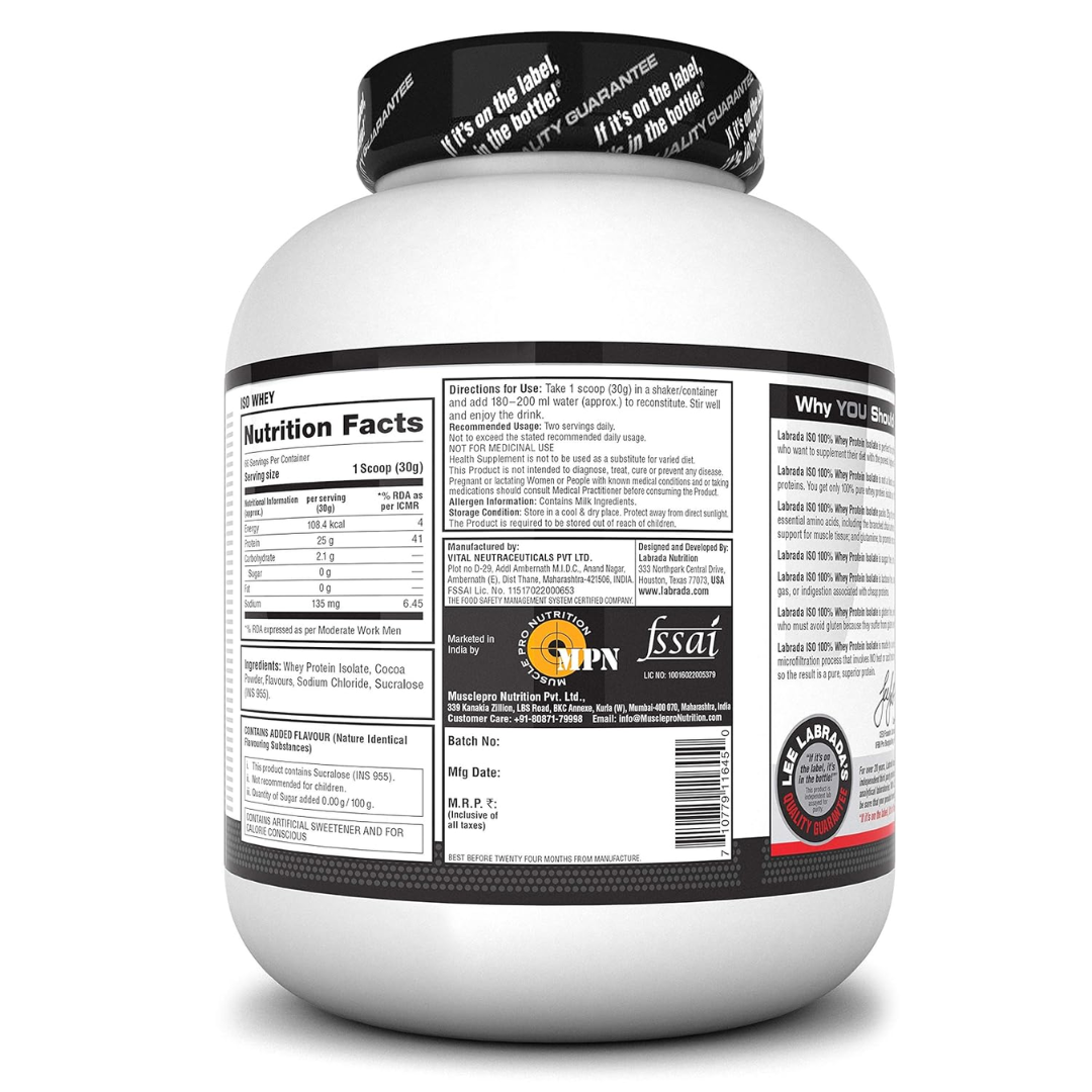 Labrada Iso Whey 2 kg Chocolate