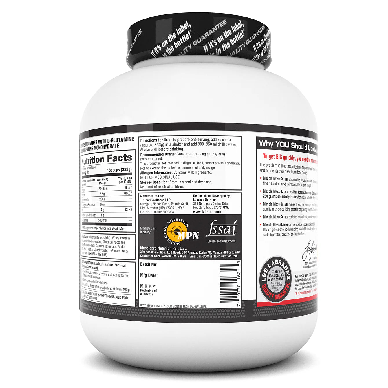 Labrada Muscle Mass Gainer