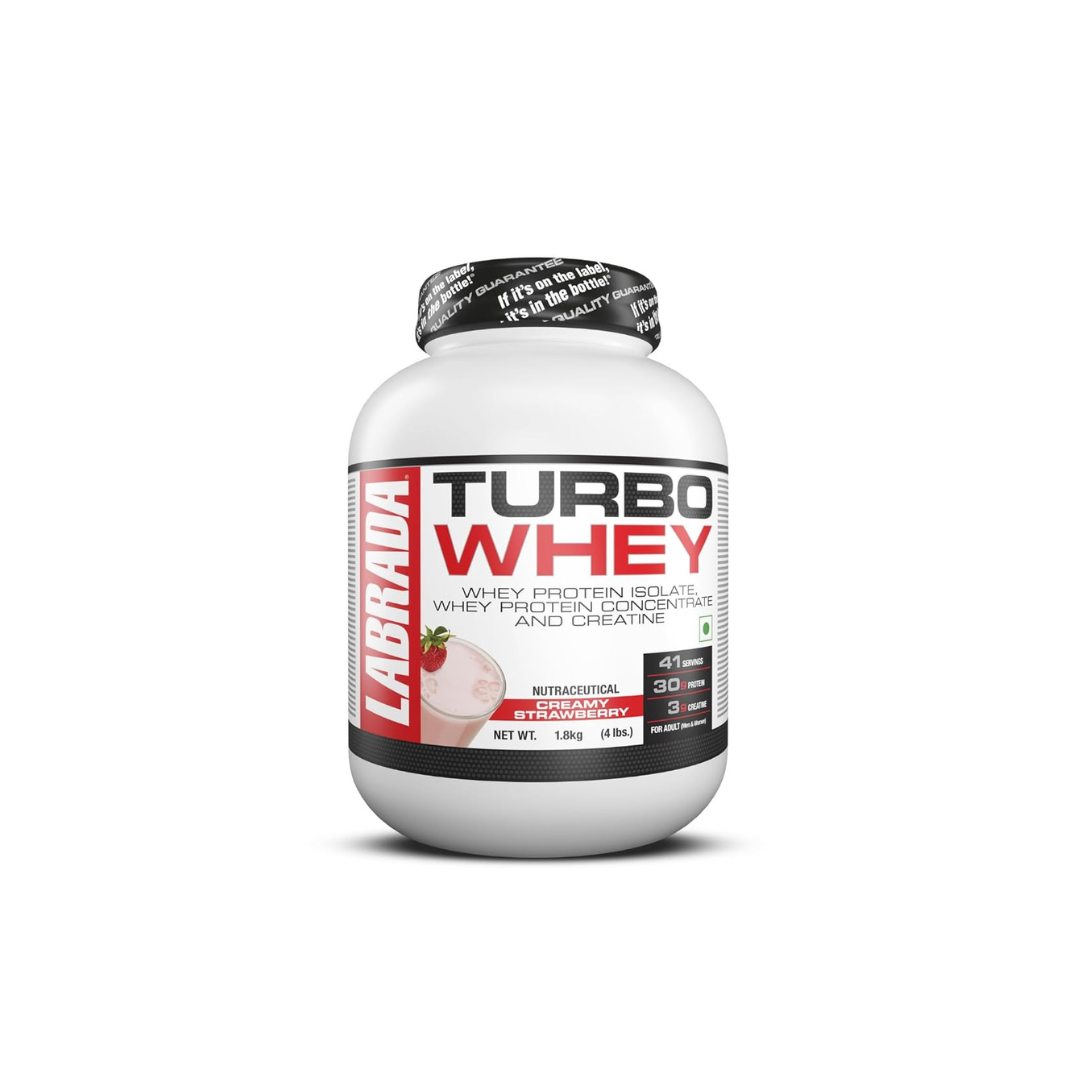 Labrada Turbo Whey 4.4 lb CREAMY STRAWBERRY