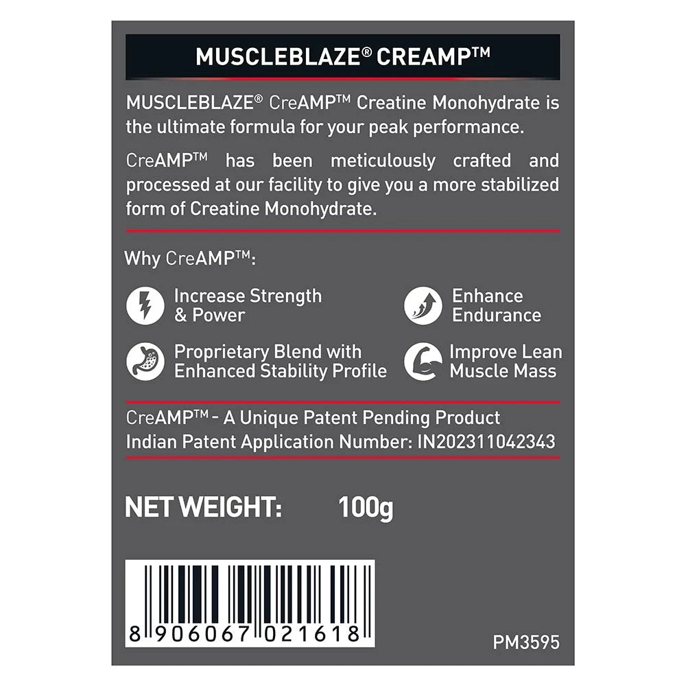 MUSCLEBLAZE CREATINE CREAMP 100 GM