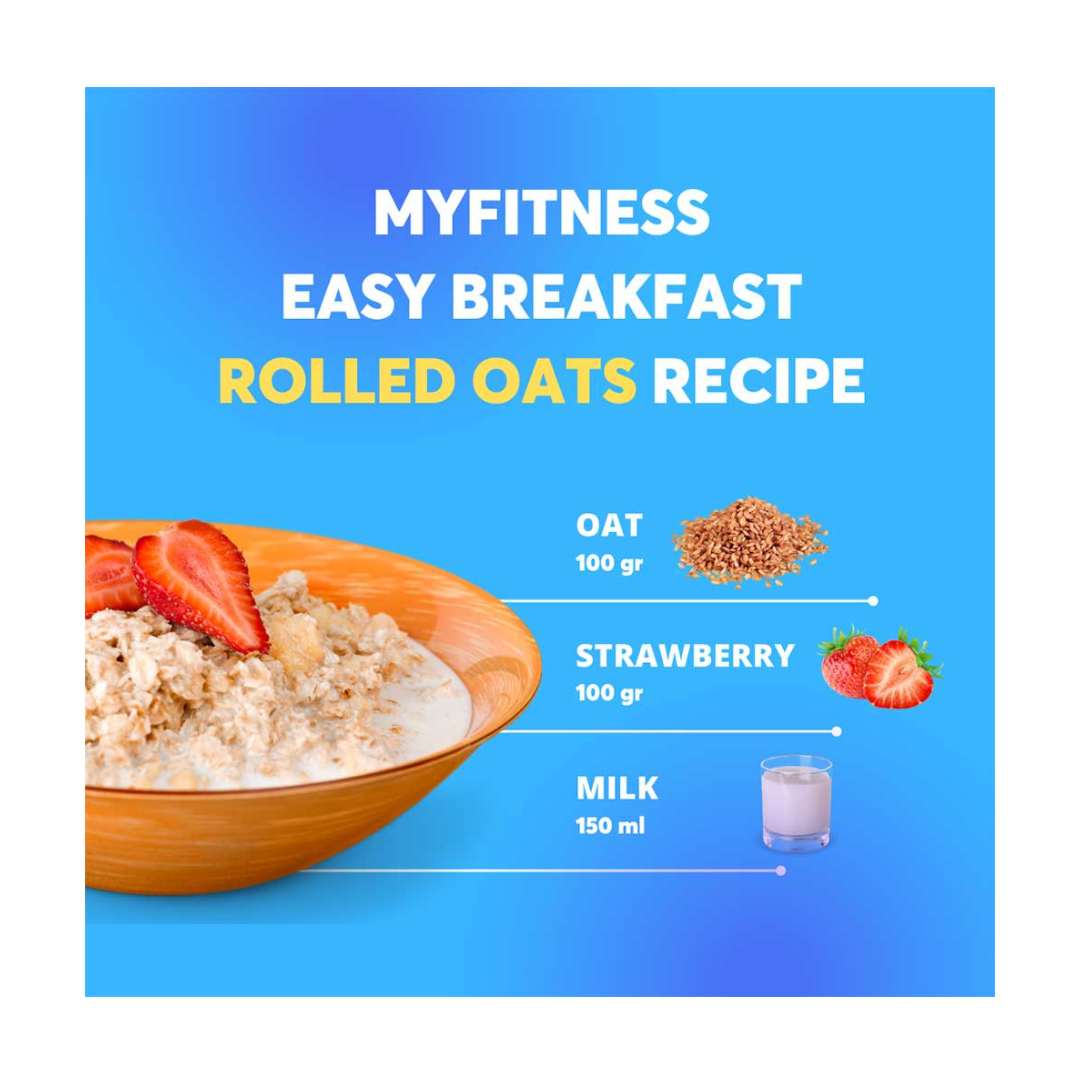 MYFITNESS Rolled Oats 1 kg Unflavoured