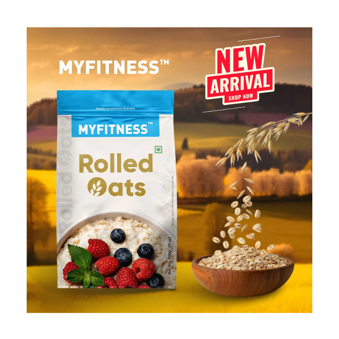 MYFITNESS Rolled Oats 1 kg Unflavoured