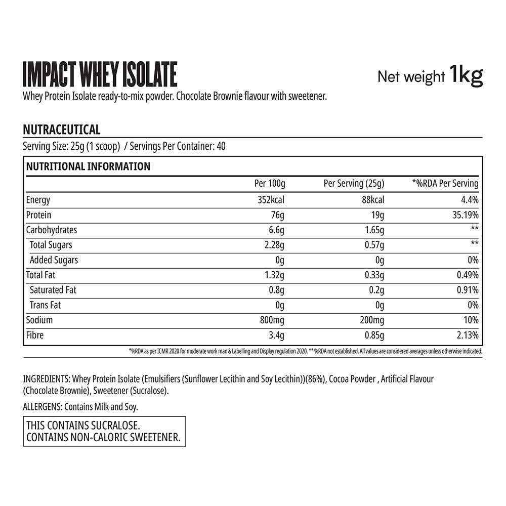 My Protein Impact Whey Isolate