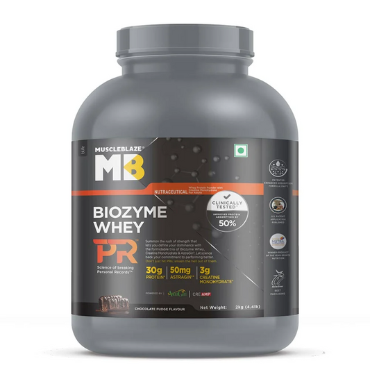 MuscleBlaze Biozyme Perfomance Whey PR 2 kg Chocolate Fudge