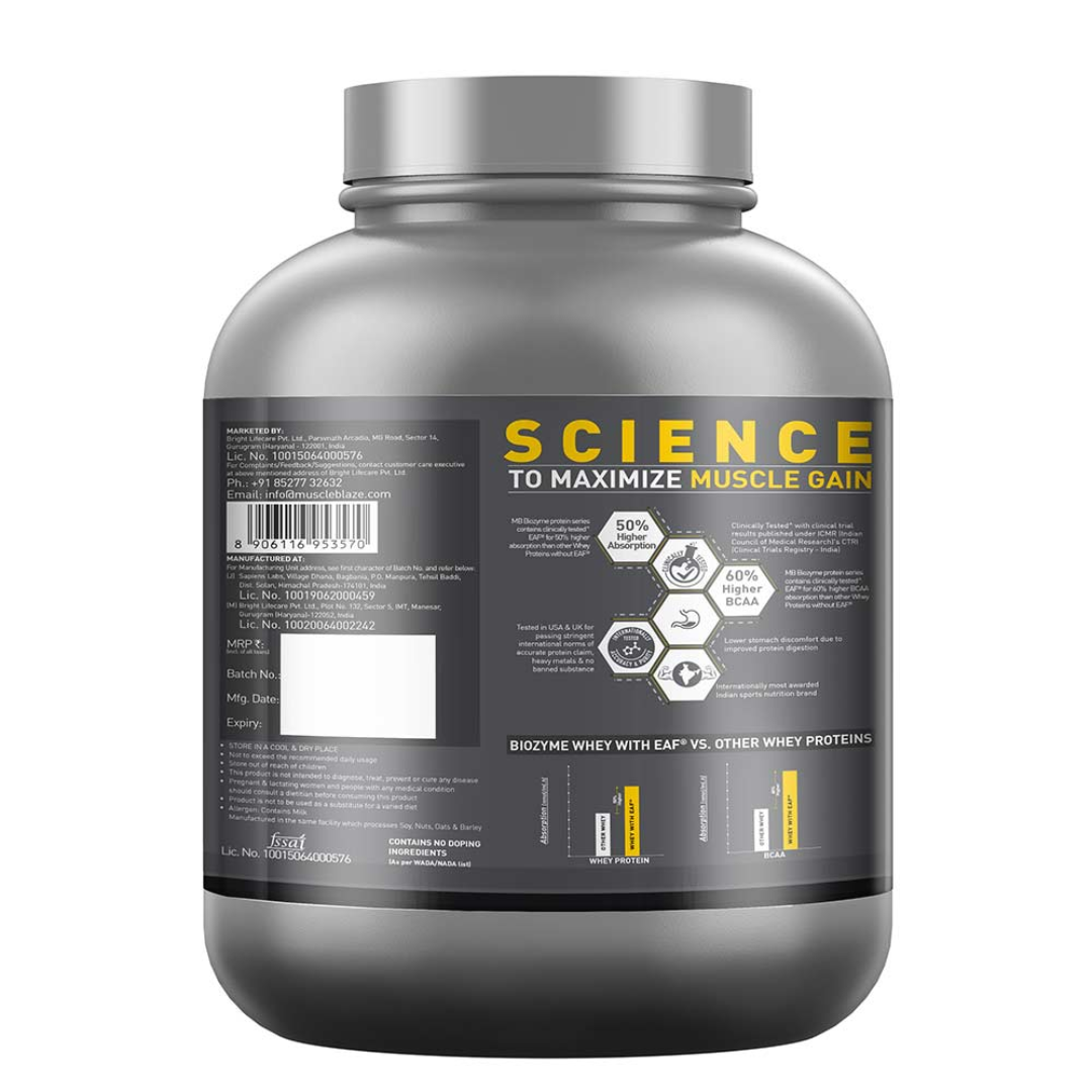 MuscleBlaze Biozyme Performance Whey 2 kg Magical Mango