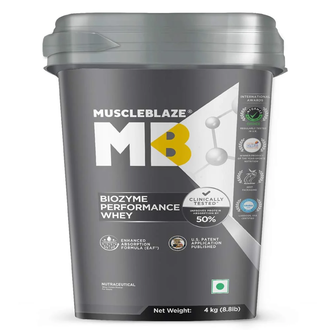 Muscleblaze Biozyme Performance Whey Rich Chocolate 8.8 lb