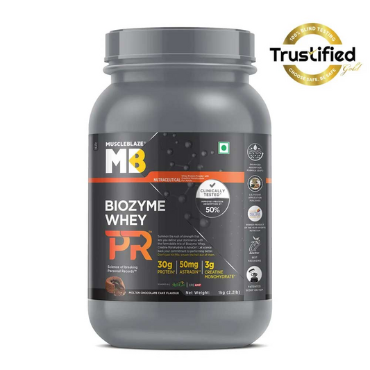 MuscleBlaze Biozyme Perfomance Whey PR 2.2 LB MOLTEN CHOCOLATE CAKE