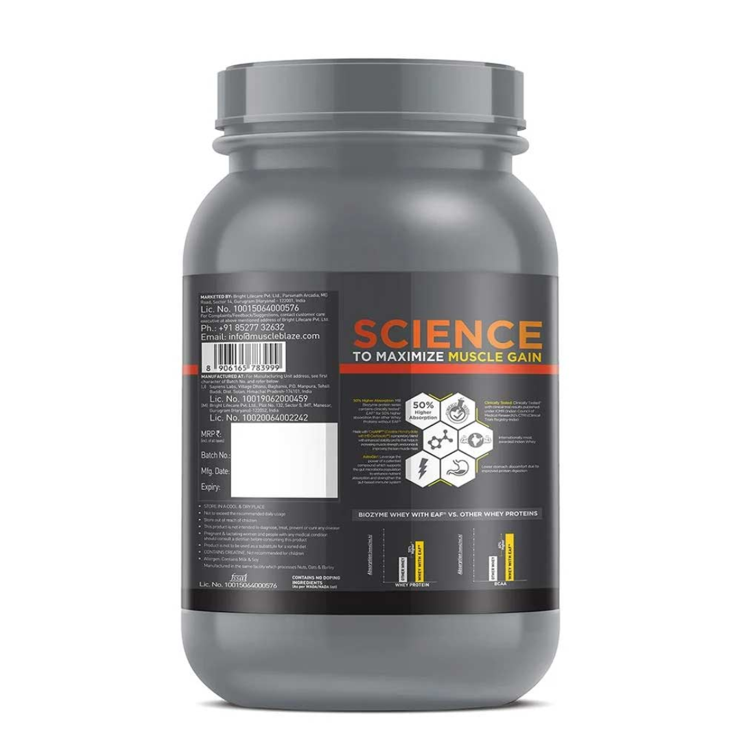 MuscleBlaze Biozyme Perfomance Whey PR 2.2 LB MOLTEN CHOCOLATE CAKE