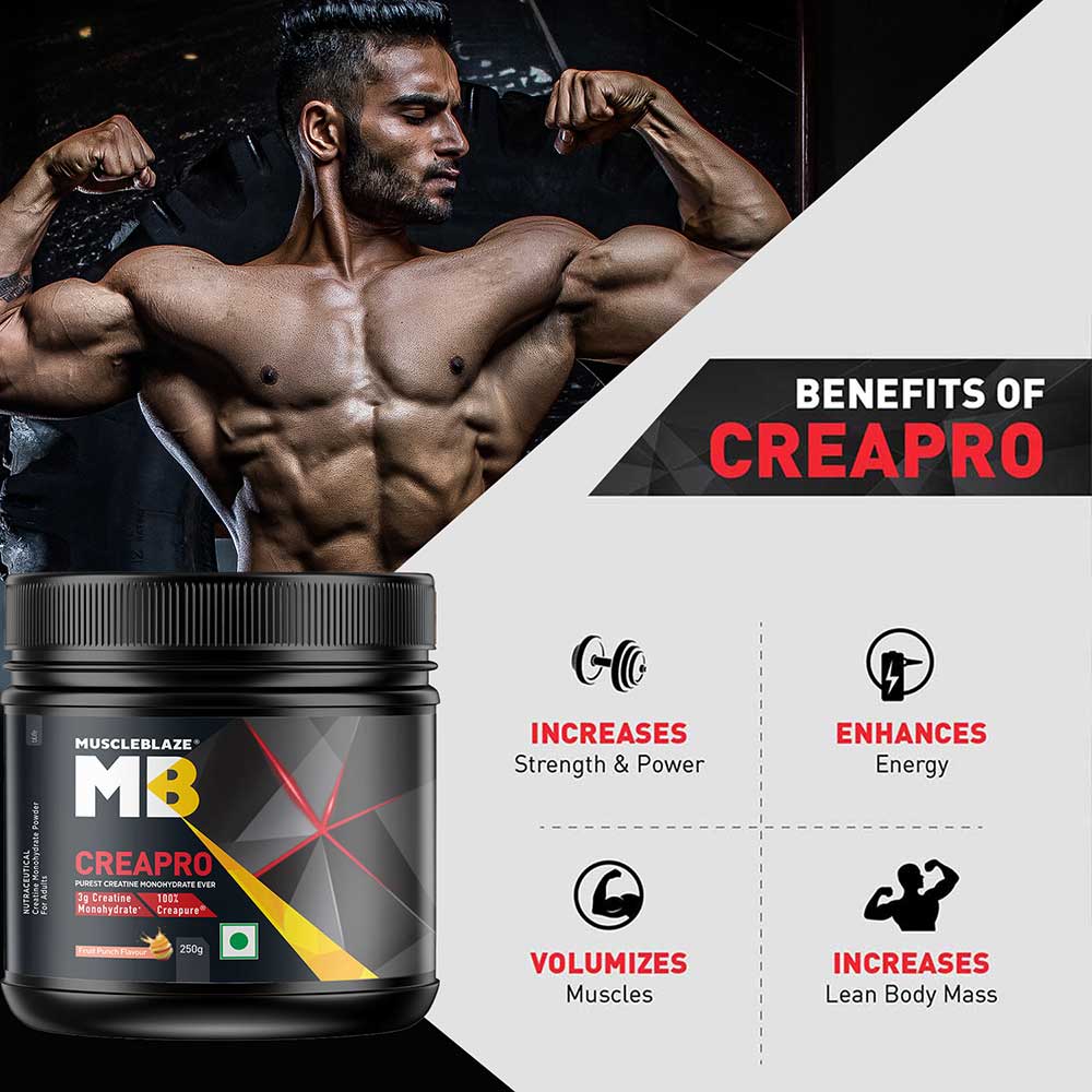 MuscleBlaze CreaPRO Creatine with Creapure 250 gm