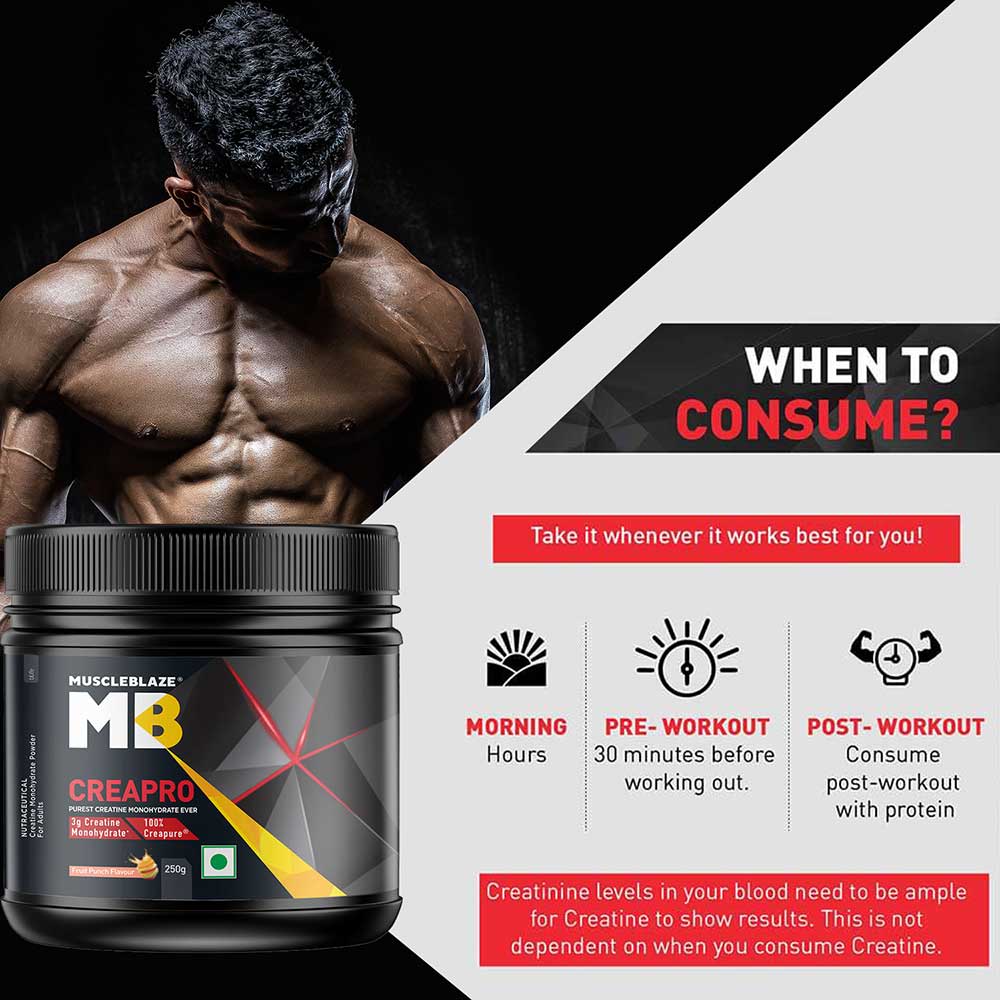 MuscleBlaze CreaPRO Creatine with Creapure 250 gm