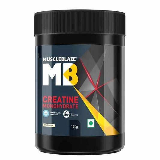 MuscleBlaze Creatine Monohydrate 100 gm Unflavoured