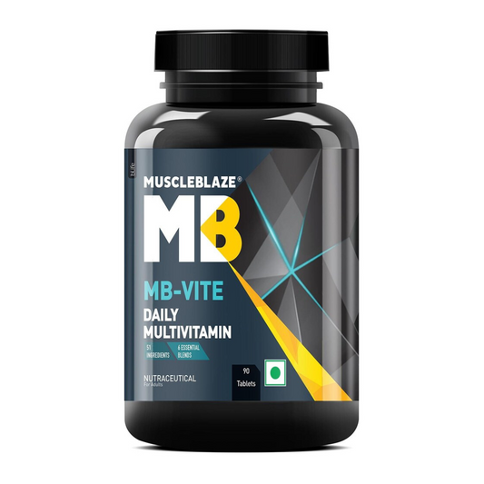 MuscleBlaze MB-VITE Multivitamin 90 Tablets Unflavoured