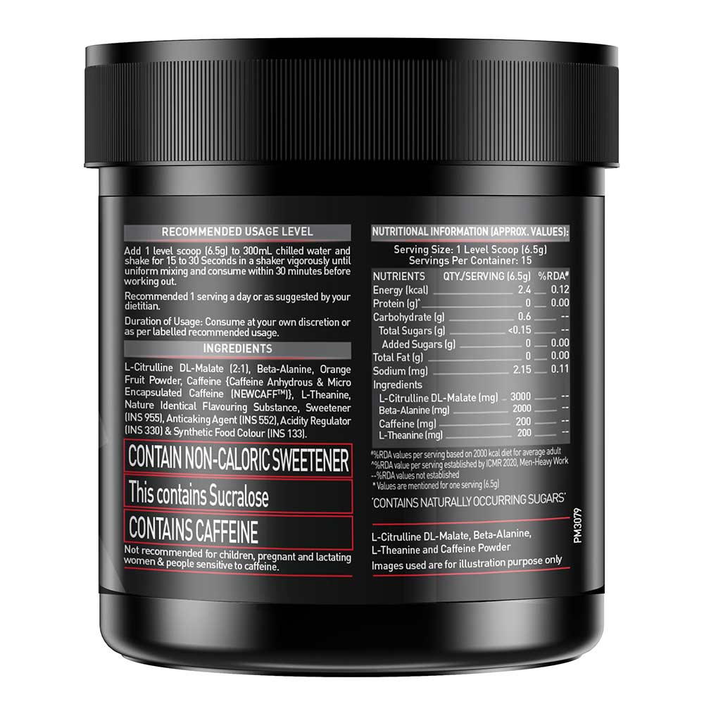 MuscleBlaze Pre-Workout 200 Xtreme-100Gm