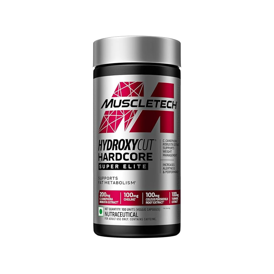 MuscleTech Hydroxycut Hardcore Elite 100 Caps Unflavoured