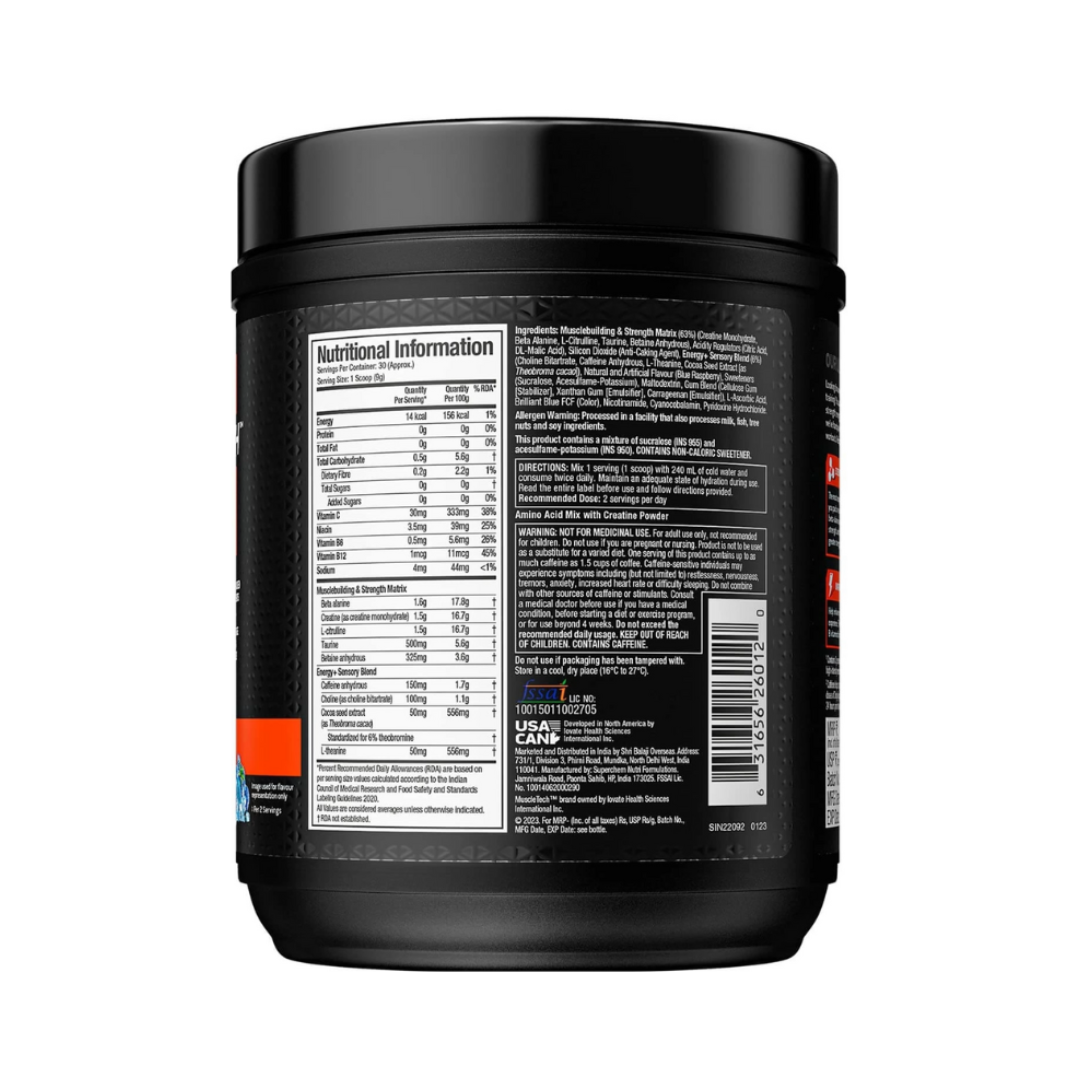 MuscleTech Vapor X5 Next Gen Pre-Workout 30 Servings