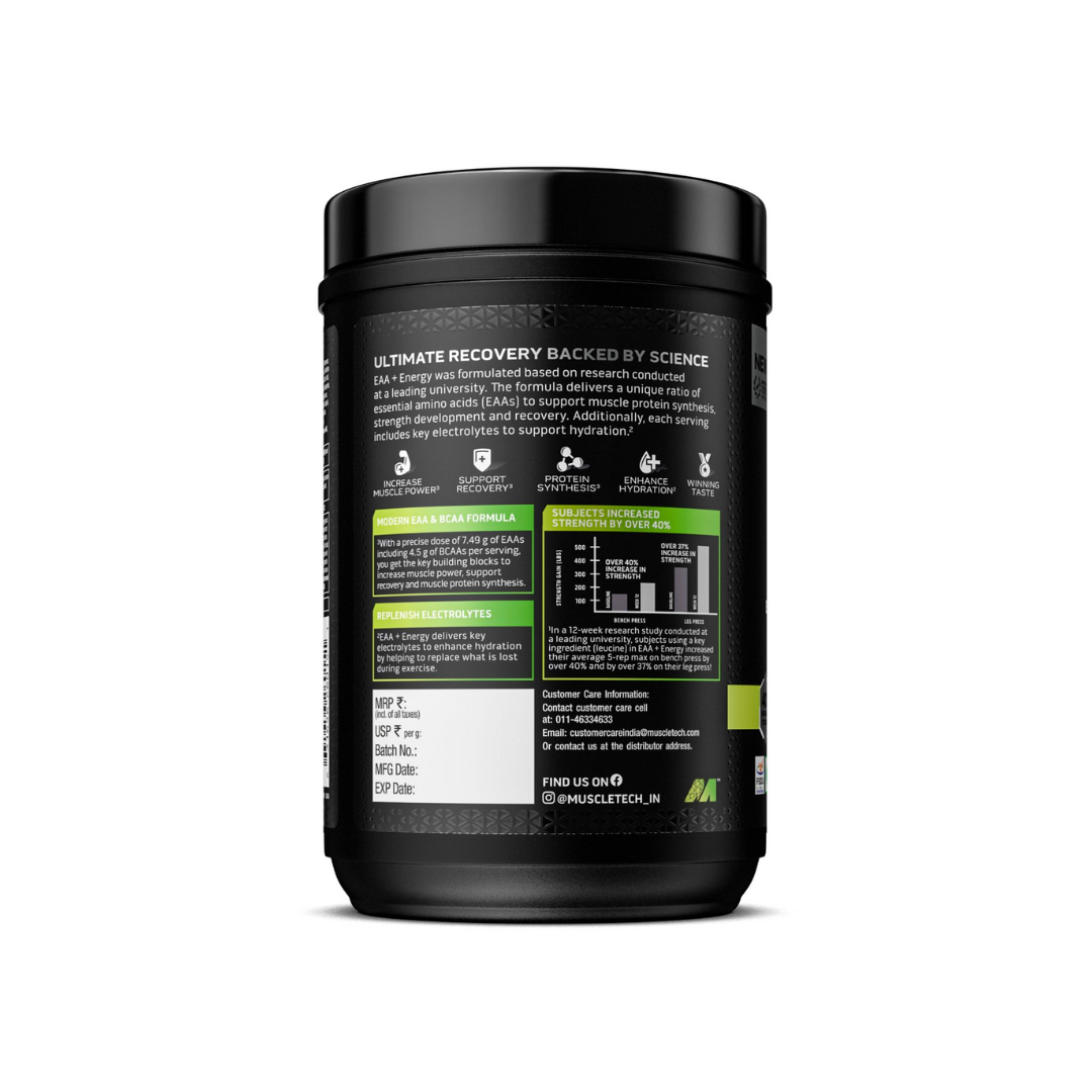 MuscleTech EAA+Energy Sour Apple-396 Gm