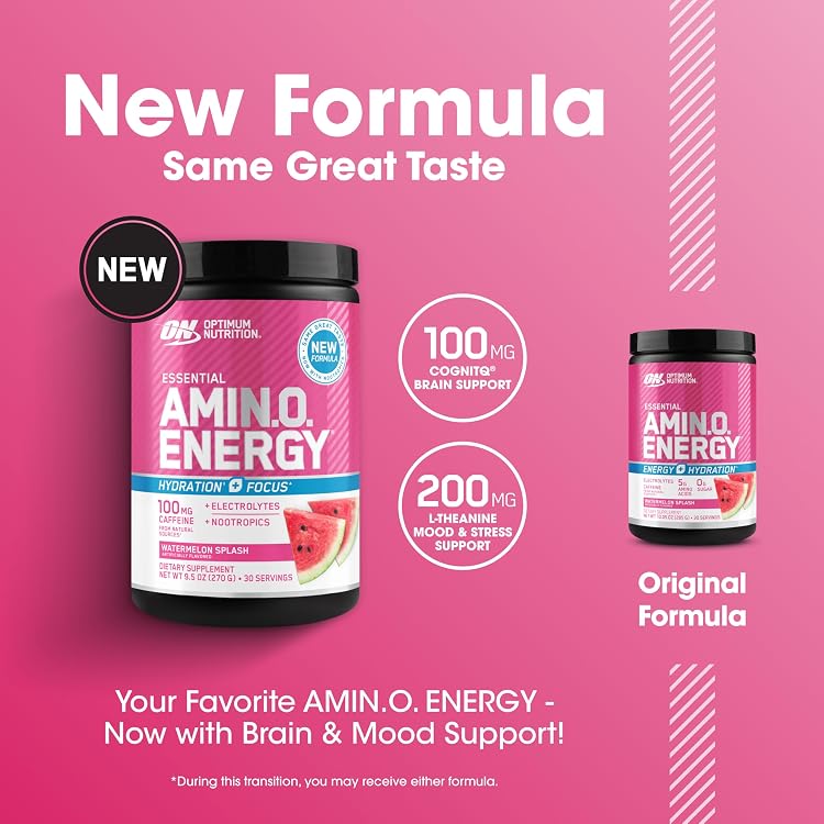 ON OPTIMUM NUTRITION AMINO ENERGY + HYDRATION -WATERMELON SPLASH