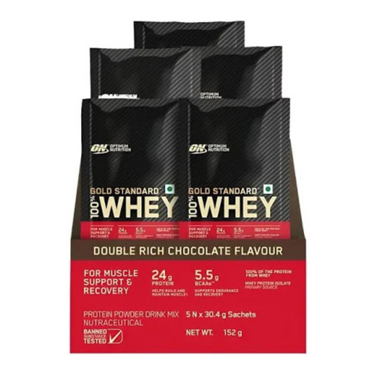 ON Gold Standard Whey Protein-5 Sachets-Double Rich Chocolate