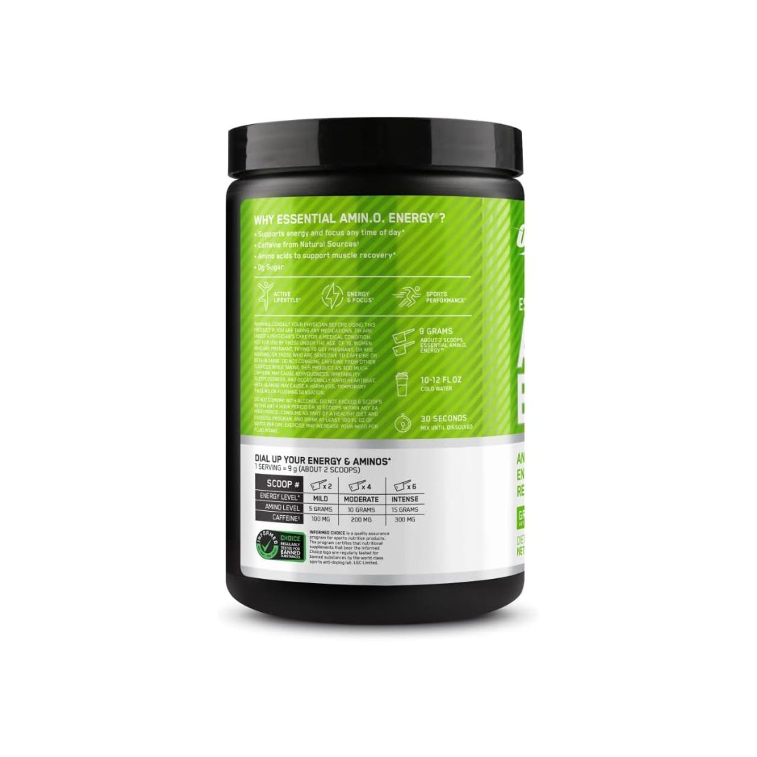 ON Optimum Nutrition Essential Amino Energy 30 Serving Green Apple